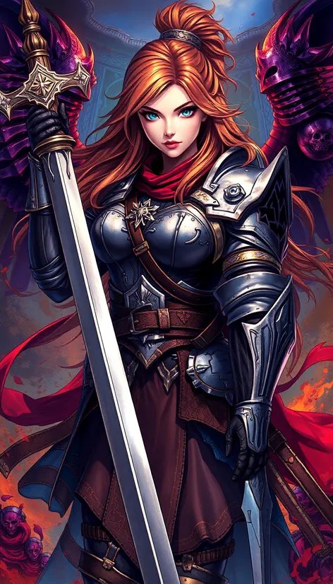 fantasy art female warrior