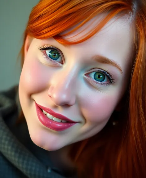 green eyes redhead