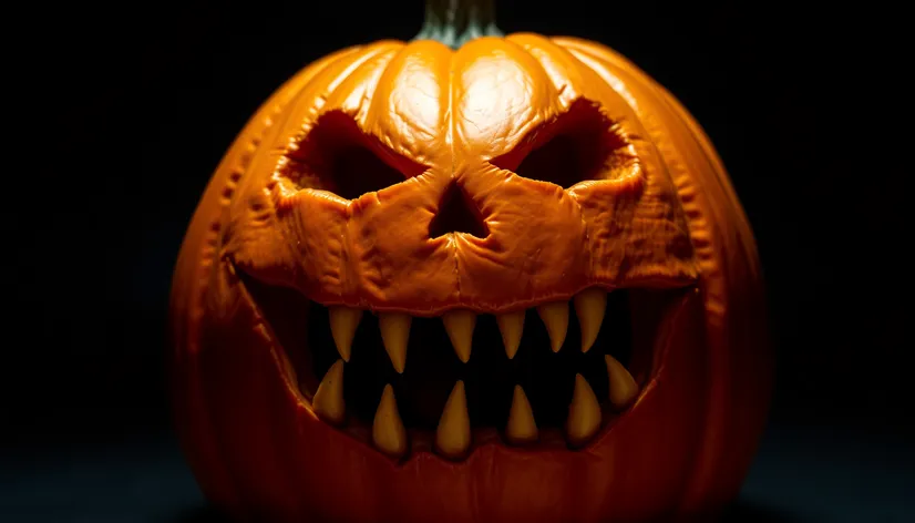 sharp teeth pumpkin