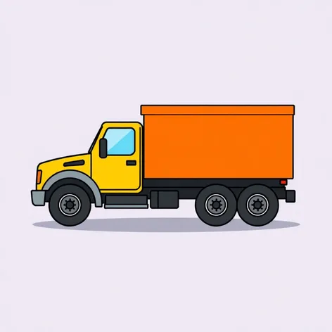 easy truck drawing