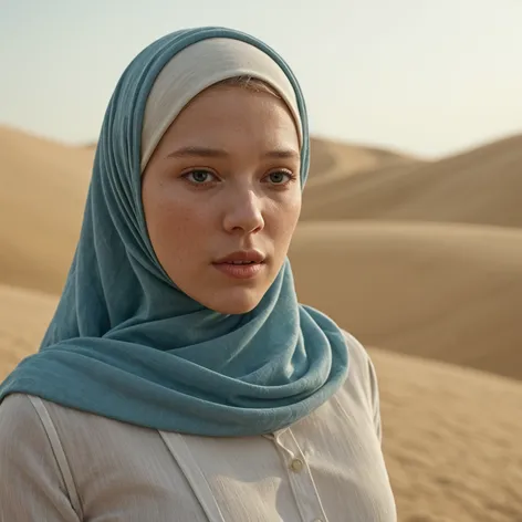 Lea Seydoux with hijab