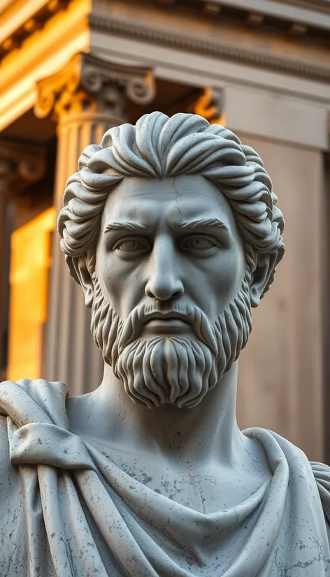 greek stoic statue