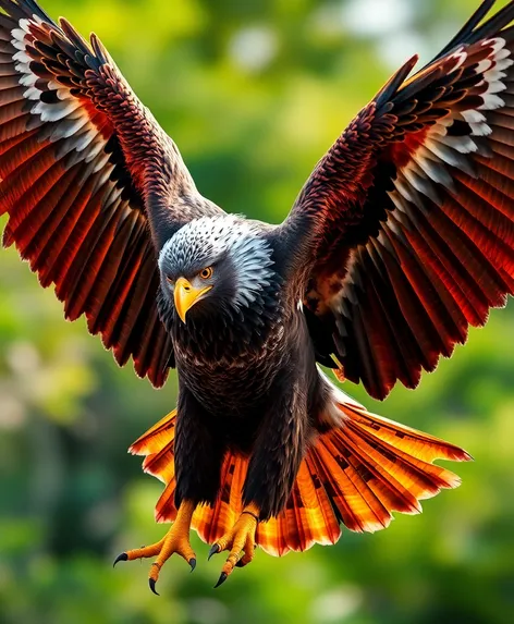 drawings of eagle wings