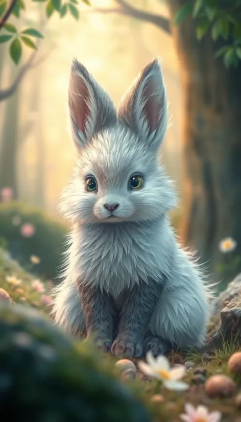 silver fox bunny