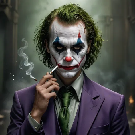 joker smoking