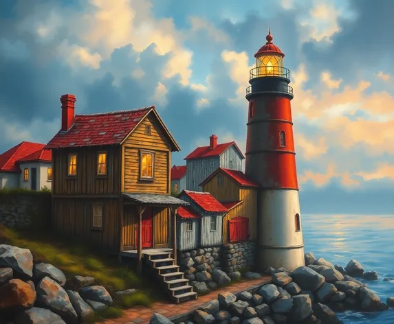 lighthouse paintings