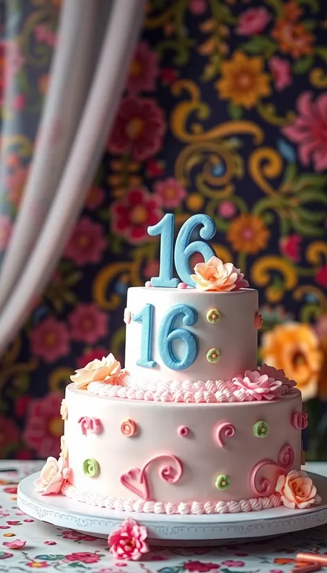 sweet sixteen cake ideas