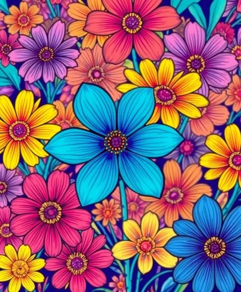 groovy flower background