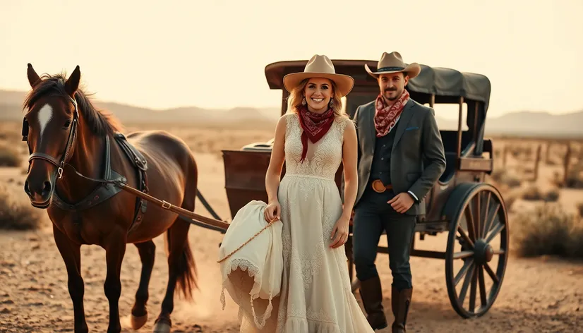 cowboy wedding