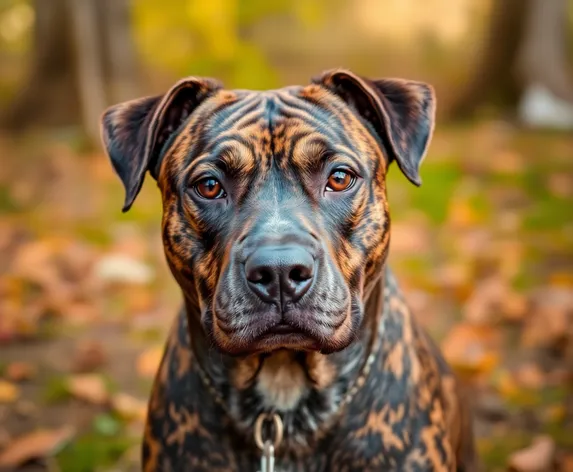 brindle pit dog