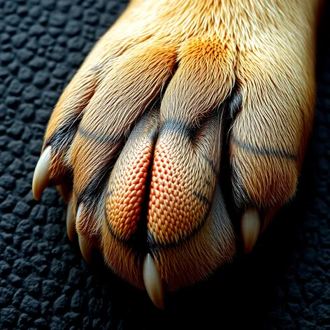 anatomy of dog's paw