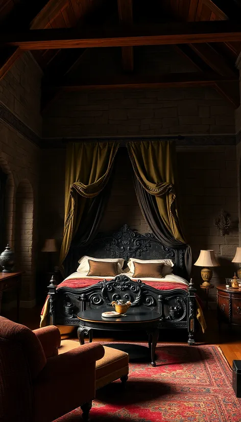 castle bedroom