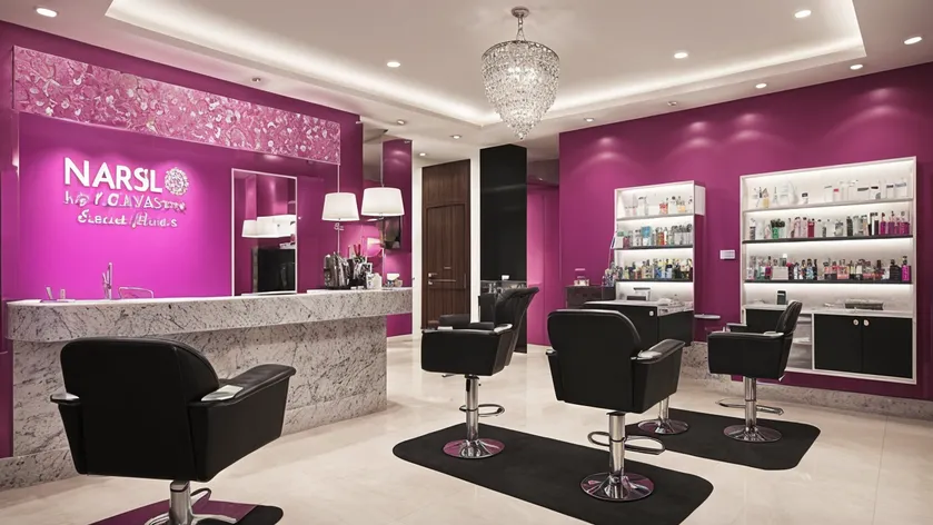 Nail bar salon design