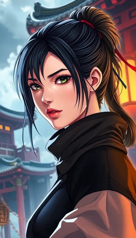 female ninja hairstyles