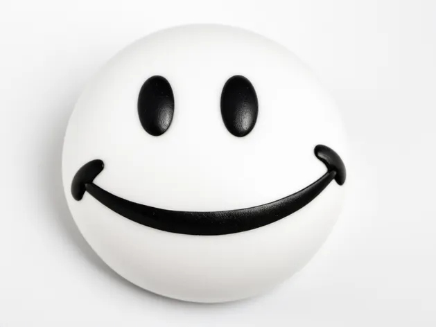 black and white smiley