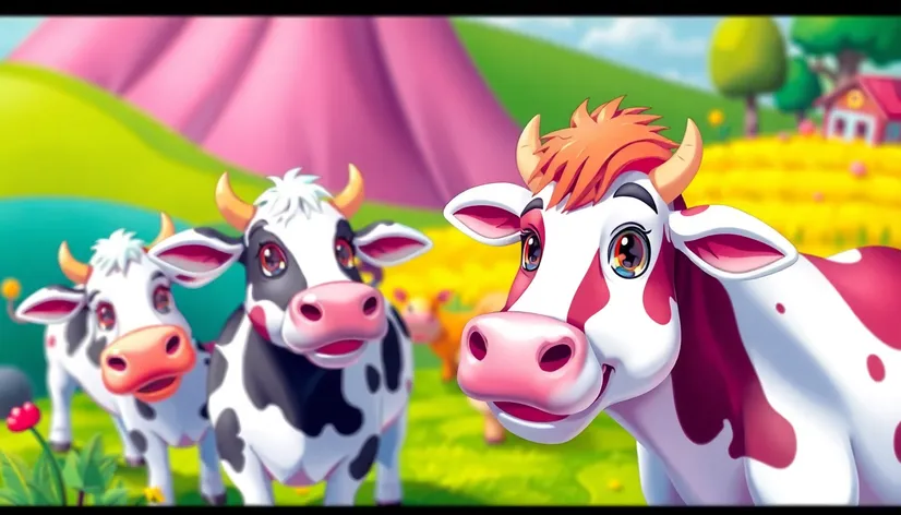 images of cartoon cows