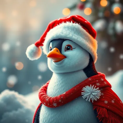 christmas penguin