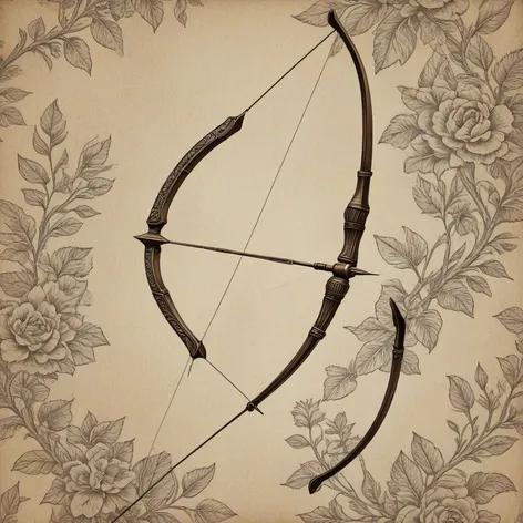 bow and arrow drawing