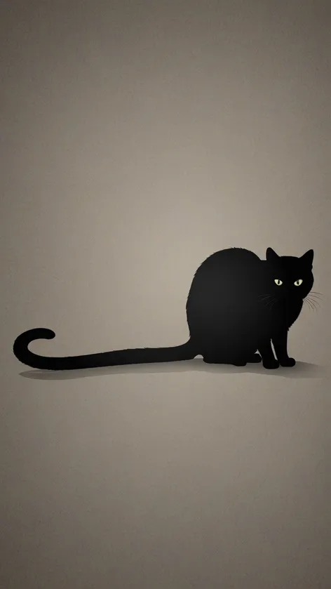 black cat silhouette