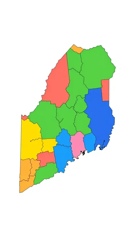 county map of maine