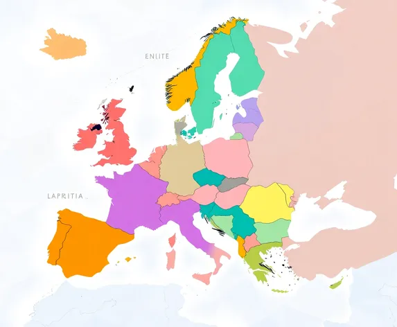 carte europe avec tous