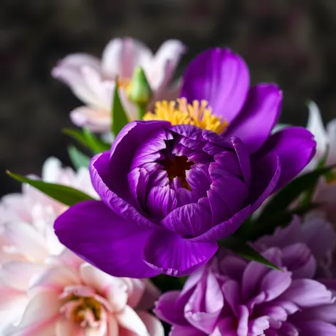 purple peony