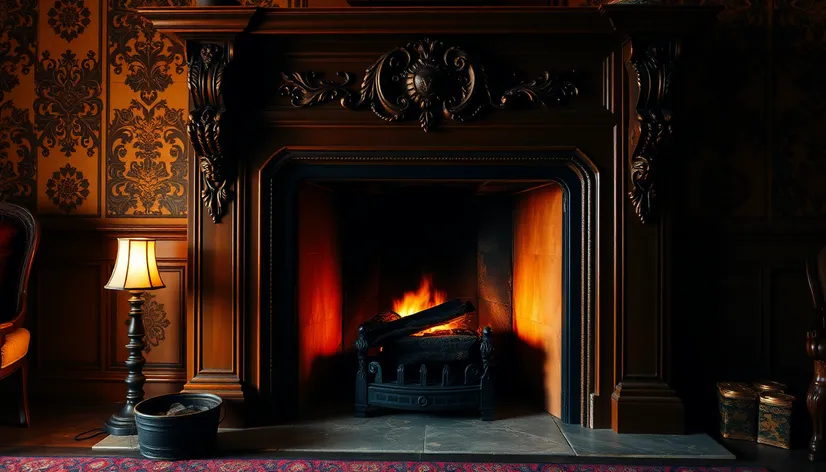 victorian fireplace