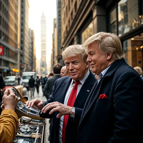 Trump selling watches on