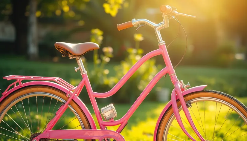 pink bicycle