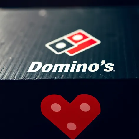 black domino's pizza box