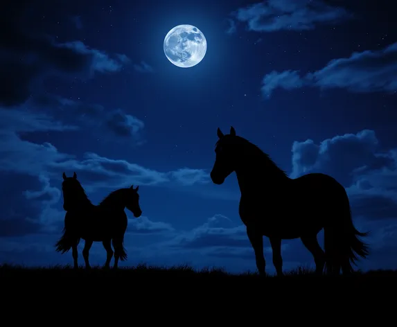 equine silhouettes