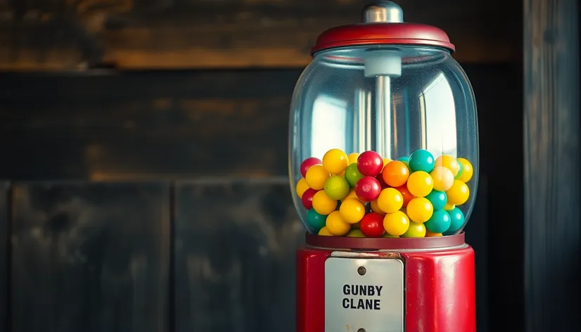 retro gumball dispenser