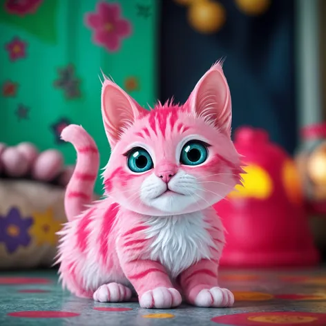 pink cat