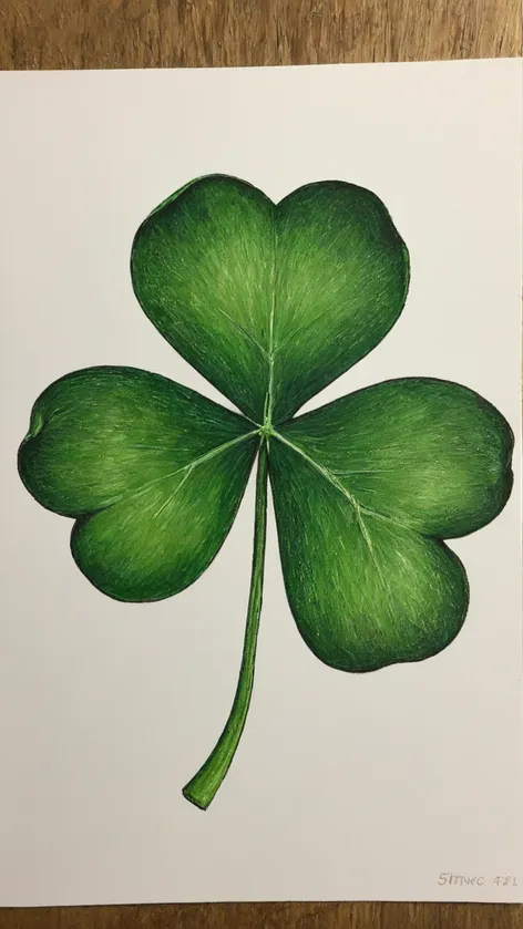 shamrock drawing