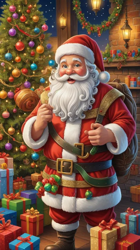 santa claus cartoon