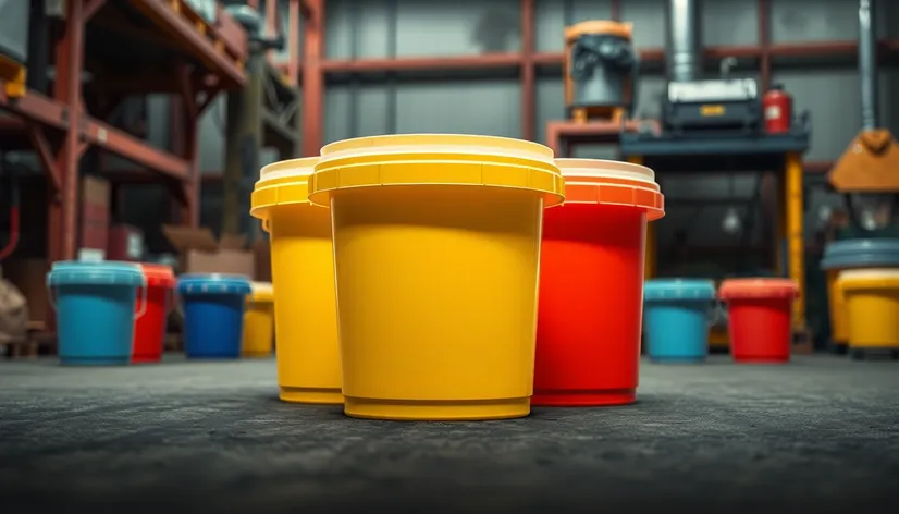 plastic bucket mockups