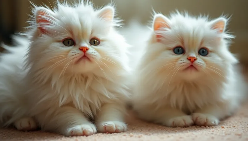 fur ball white cats