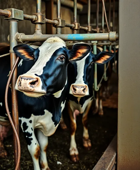 cow milking by machine