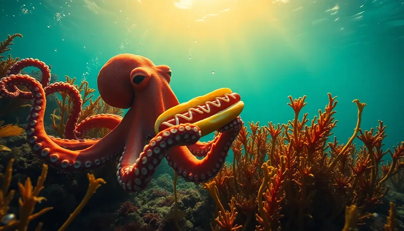 hot dog octopus