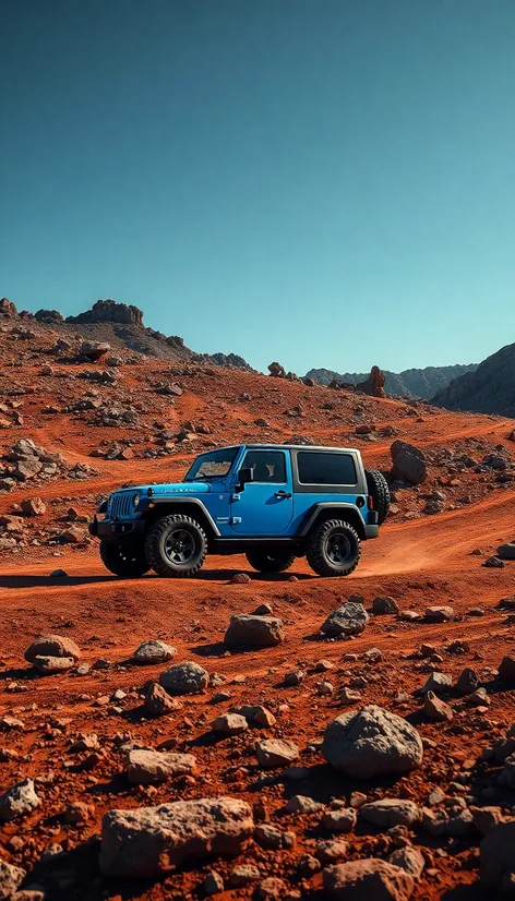 blue jeep