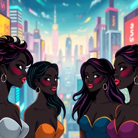 black animated women