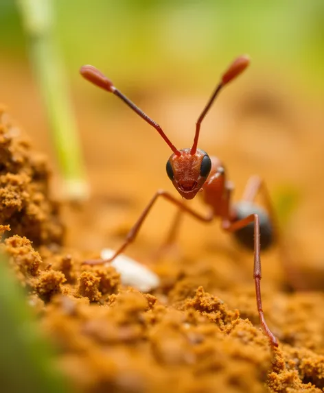 close up of ant