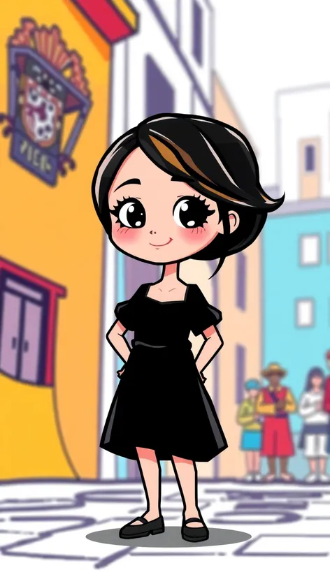 cartoon girl speak spanish