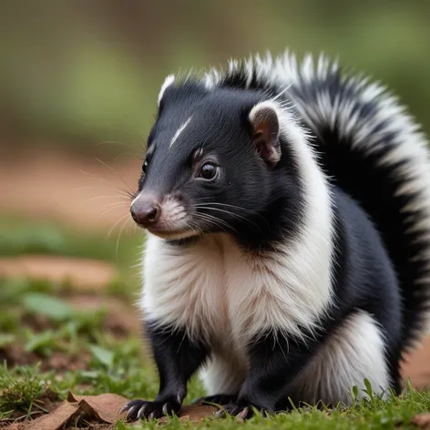 cute skunk