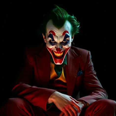 joker sitting