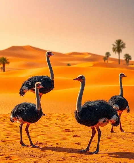 arabian ostriches