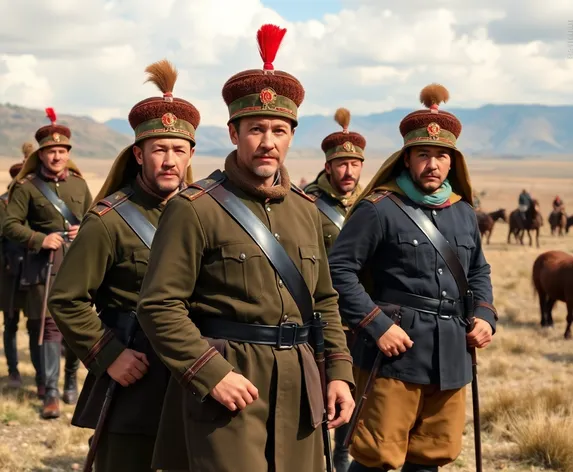 caucasians in the mongolian