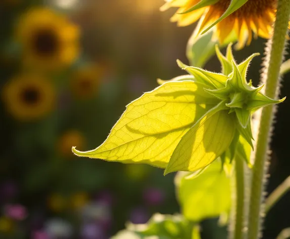 sunflower leaves