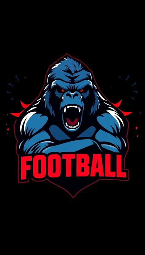 gorilla football logo