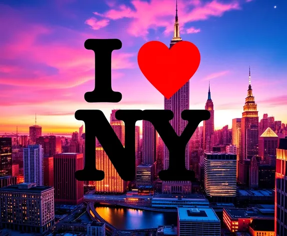 i heart ny font